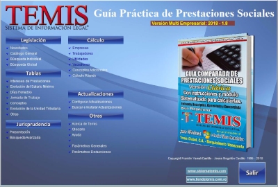 Temis Cálculo de Prestaciones, utilidades y vacaciones