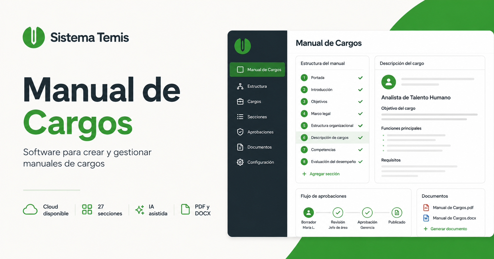 Sistema Temis - Software de Manual de Cargos para empresas